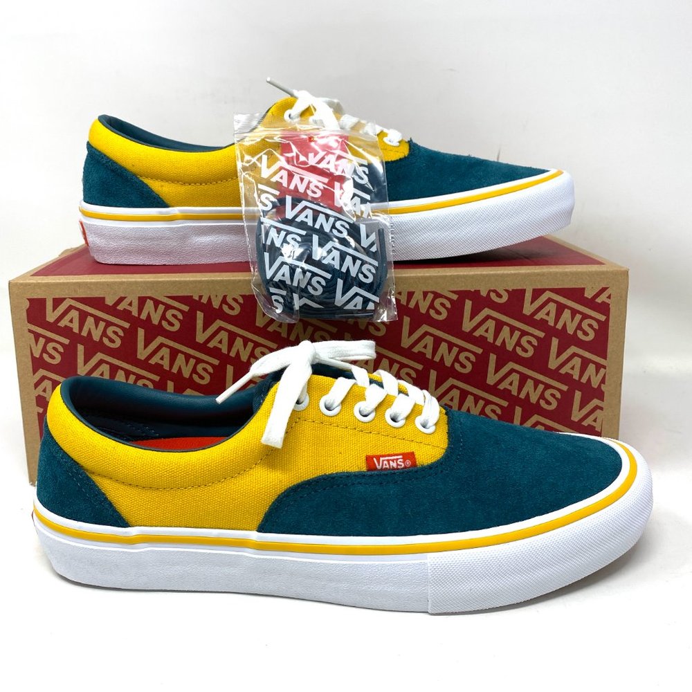 💖MEGA SALE💖VANS Era Pro Prime Atlantic Shoes Women’s Gold Suede VN0A347L0V1 - Picture 9 of 10